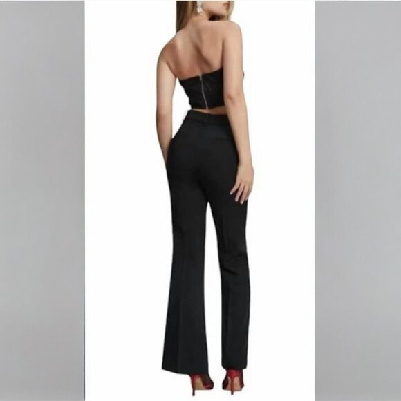 New NWT REVOLVE + Bardot ELENI BEADED BUSTIER Red and Black Size 6 Medium - Picture 7 of 11